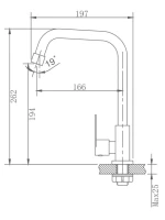 Кран Haiba HB82 HB4182 сталь