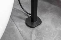 Напольный смеситель для ванны с душем Allen Brau Infinity 5.21009-31 С ВНУТРЕННЕЙ ЧАСТЬЮ, чёрный матовый