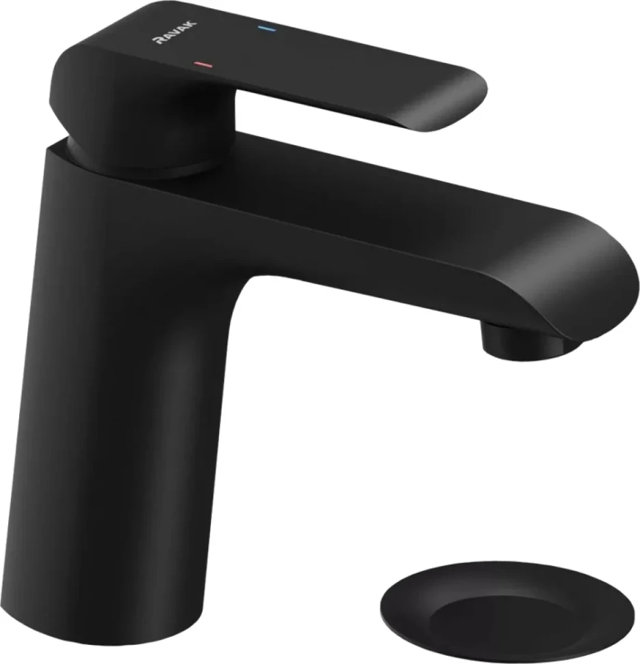 Смеситель для раковины Ravak Flat X070172 черный матовый