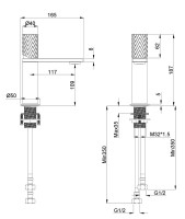 Смеситель для раковины Vincea Альто VBF-6AL1CH хром