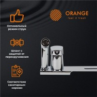 Гигиенический душ Orange Sofi M43-831cr со смесителем, для установки на унитаз