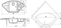 Комплект Мойка Lemark Irkana 980 9910045 грей + Смеситель Comfort LM3073PGR грей