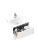 Тумба под раковину без столешницы Ravak Balance II SD 80 глянцевая белая, без ручек