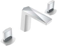 Смеситель для раковины Boheme Venturo 150-WCR-ICE белый, хром