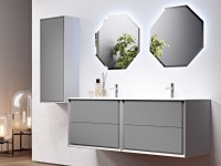 Зеркало Cezares 45079 80x80 с LED-подсветкой