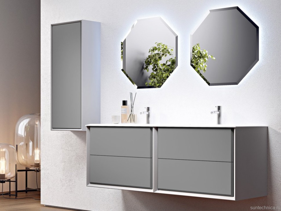 Зеркало Cezares 45079 80x80 с LED-подсветкой