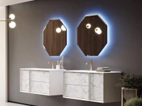 Зеркало Cezares 45079 80x80 с LED-подсветкой