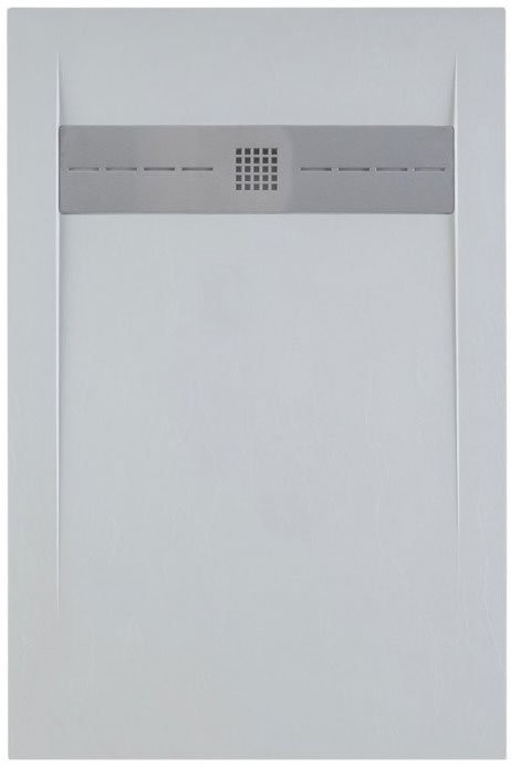 Поддон для душа Allen Brau Infinity 160х90 см, белый камень