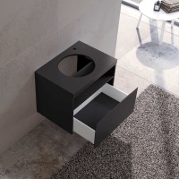 Тумба с раковиной Keuco Stageline 32855 65 см, вулканит