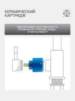 Смеситель для раковины РМС SUS128 SUS128BL-001F черный Смеситель для раковины РМС SUS128 SUS128BL-001F черный