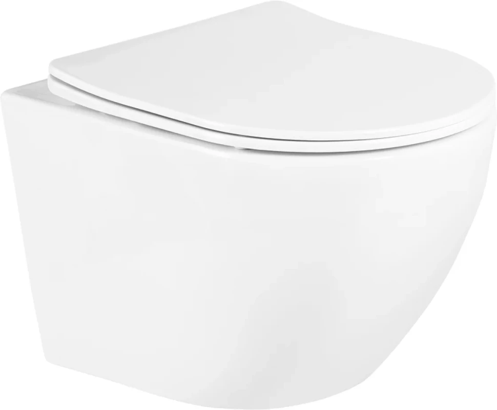 Комплект Унитаз подвесной BelBagno Uno BB3105CHR/SC безободковый, с микролифтом, инсталляция BB002-80 с кнопкой BB014-SR-BIANCO