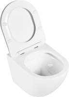 Комплект Унитаз подвесной BelBagno Uno BB3105CHR/SC безободковый, с микролифтом, инсталляция BB002-80 с кнопкой BB014-SR-BIANCO