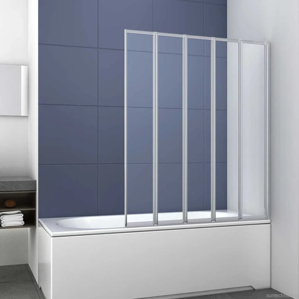 Шторка на ванну Vincea VSB-32120CL 120х140