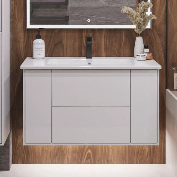 Тумба под раковину SanStar Boston 100 подвесная, белая