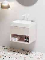 Тумба с раковиной Ravak Lite SD 60 алебастровая розовая