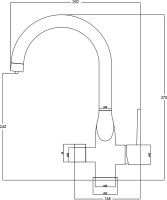 Смеситель для кухни Steel Hammer SH 910 Cr