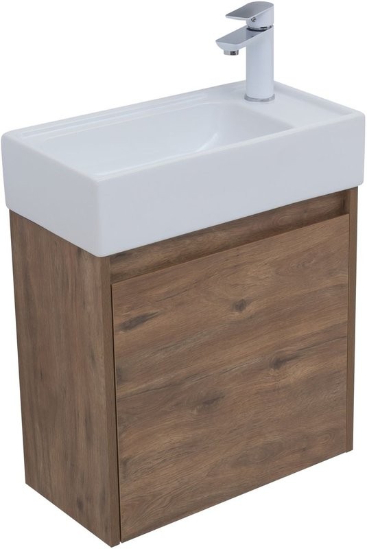Тумба с раковиной Aquanet Nova Lite 50 дуб рустикальный