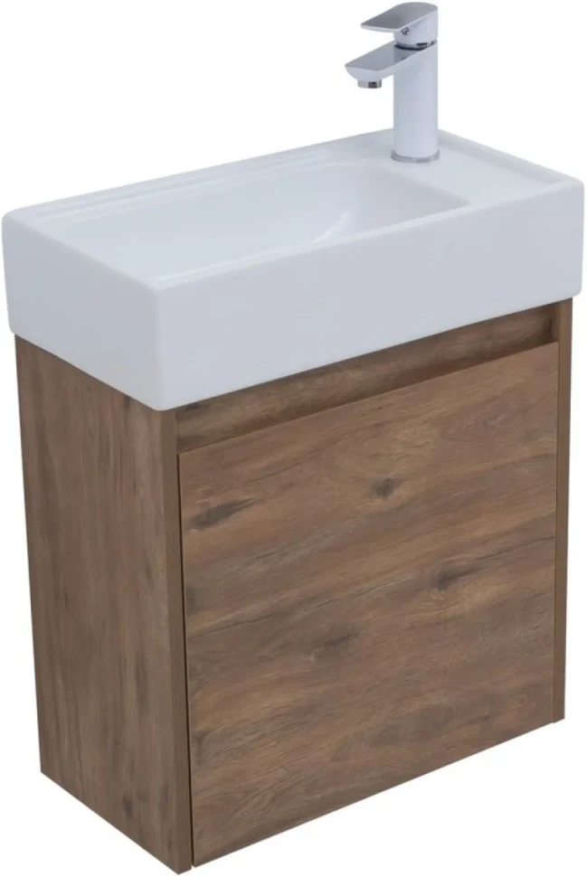Тумба с раковиной Aquanet Nova Lite 50 дуб рустикальный