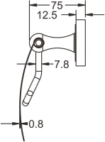 Держатель туалетной бумаги Rose RG1005Q бронза Держатель туалетной бумаги Rose RG1005Q бронза