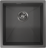 Мойка кухонная Granula 4445U, графит матовый