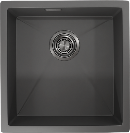 Мойка кухонная Granula 4445U, графит матовый