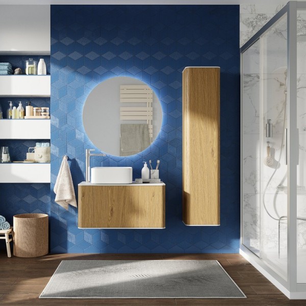 Комплект Мебель для ванной STWORKI Ноттвиль 80 верона