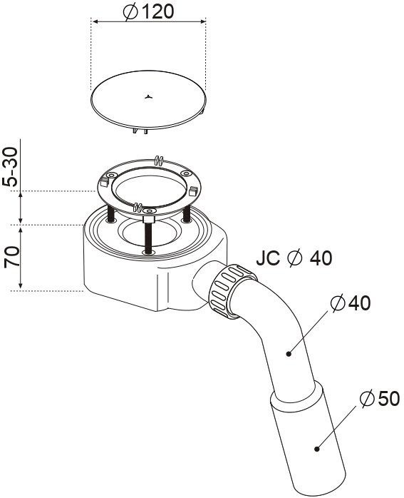 Поддон для душа Radaway Doros F 140x80 с сифоном