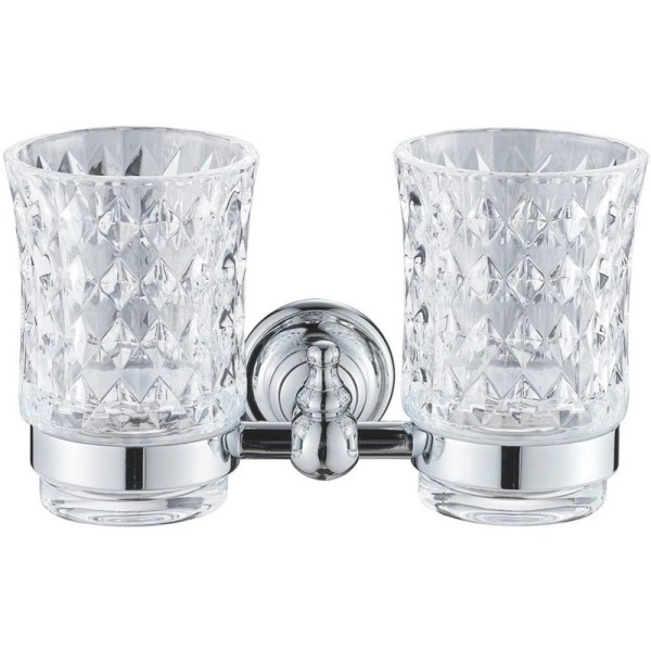 Стакан Rose RG11 RG1122 двойной, хром