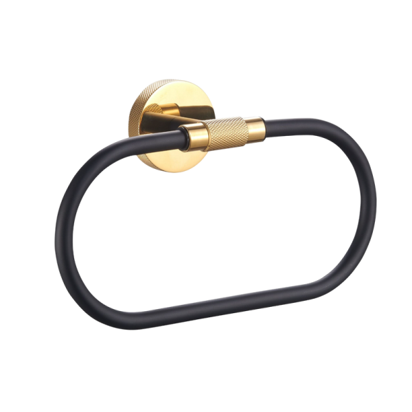 Полотенцедержатель Wonzon & Woghand WW-9213 черный, золото