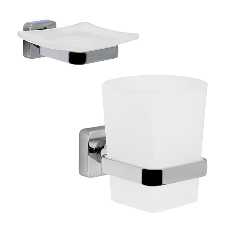 Набор Стакан Wasserkraft Dill K-3928 + Мыльница K-3929