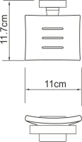 Набор Стакан Wasserkraft Dill K-3928 + Мыльница K-3929 Набор Стакан Wasserkraft Dill K-3928 + Мыльница K-3929
