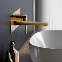 Смеситель для раковины Damixa Gala 530260600 С ВНУТРЕННЕЙ ЧАСТЬЮ золото