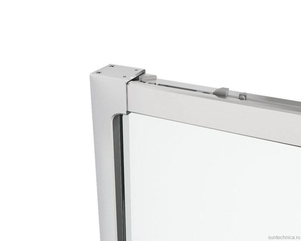 Душевой уголок Vincea Ultima VSR-7UL1010CL 100х100 см, профиль хром, стекло прозрачное