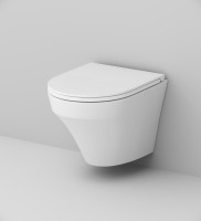 Комплект Унитаз подвесной AM.PM Inspire FlashClean C501700WH + Крышка C507853WH с микролифтом + Инсталляция Geberit Duofix Delta 458.149.21.1 с кнопкой смыва, хром + Звукоизоляция