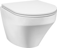 Комплект Унитаз подвесной AM.PM Inspire FlashClean C501700WH + Крышка C507853WH с микролифтом + Инсталляция Geberit Duofix Delta 458.149.21.1 с кнопкой смыва, хром + Звукоизоляция