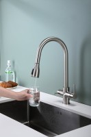 Смеситель для кухни Paulmark Lange 214212-NI никель