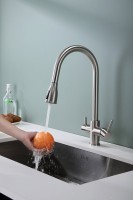 Смеситель для кухни Paulmark Lange 214212-NI никель