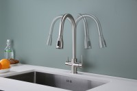 Смеситель для кухни Paulmark Lange 214212-NI никель