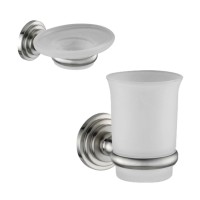 Набор Стакан Wasserkraft Ammer K-7028 + Мыльница K-7029 Набор Стакан Wasserkraft Ammer K-7028 + Мыльница K-7029