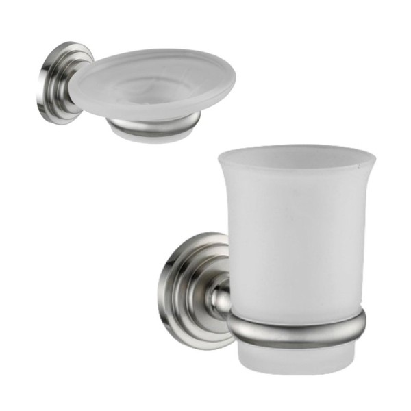 Набор Стакан Wasserkraft Ammer K-7028 + Мыльница K-7029