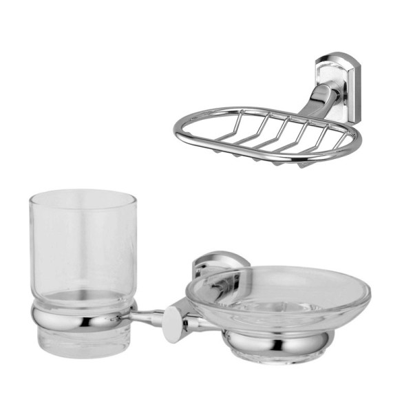 Набор Стакан Wasserkraft Oder K-3026 + Мыльница K-3069