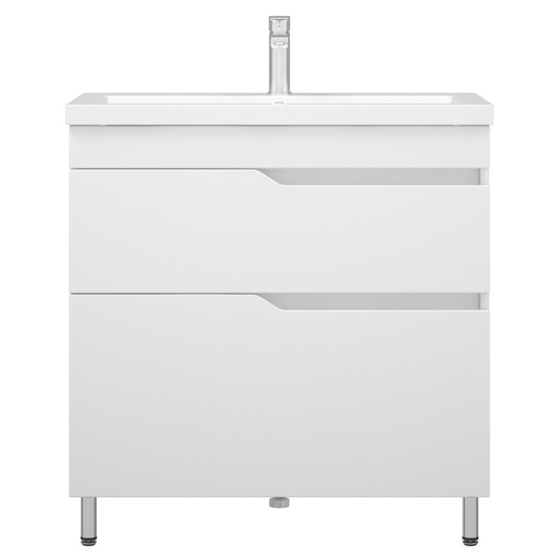 Тумба с раковиной Corozo Теона Z2 80 белая