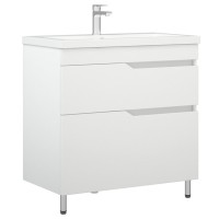 Тумба с раковиной Corozo Теона Z2 80 белая