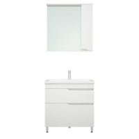 Тумба с раковиной Corozo Теона Z2 80 белая