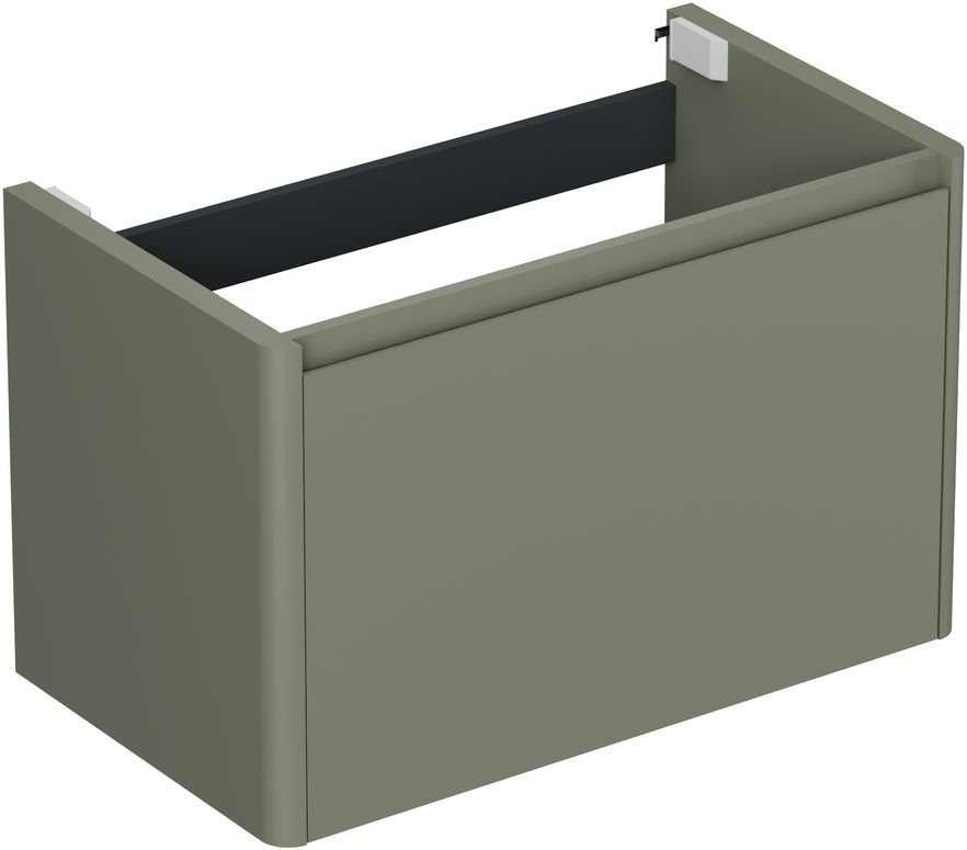 Тумба под раковину без столешницы Allen Brau Gravity 80 1 ящик, матовая олива