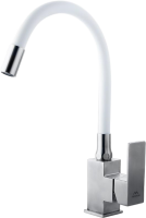 Смеситель для кухни Fashun A54302-8 сатин, белый