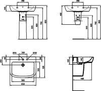 Раковина Ideal Standard Tempo T056301 65 см
