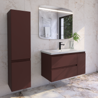 Мебель для ванной комнаты Caprigo Forte 100 R подвесная, шоколад