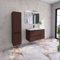 Мебель для ванной комнаты Caprigo Forte 100 R подвесная, шоколад