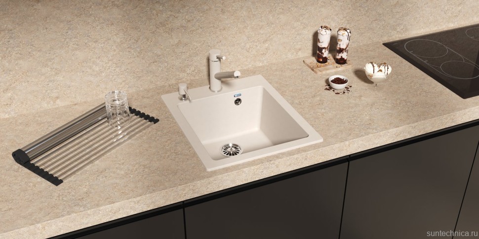 Смеситель для кухни Ulgran U-025 белый